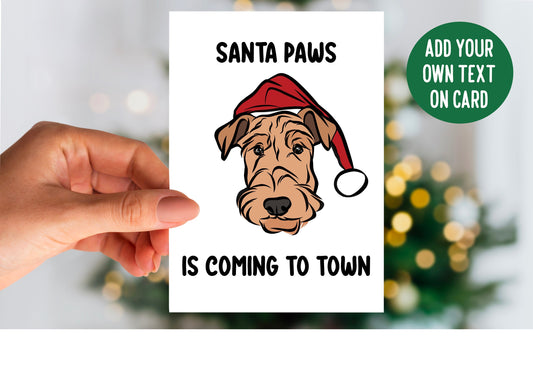 Airedale Terrier Christmas Card