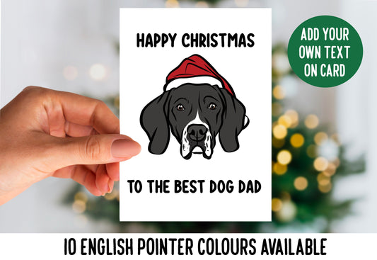 English Pointer Christmas Card