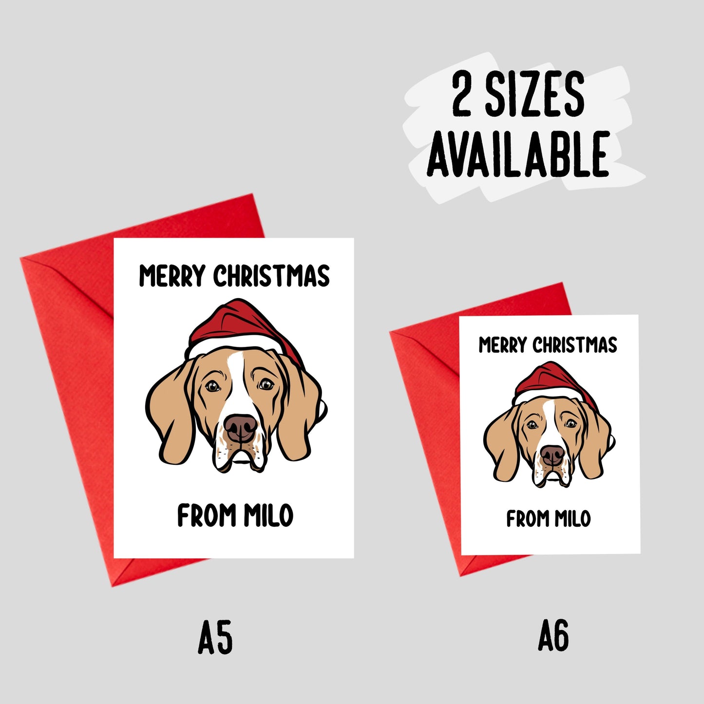 English Pointer Christmas Card