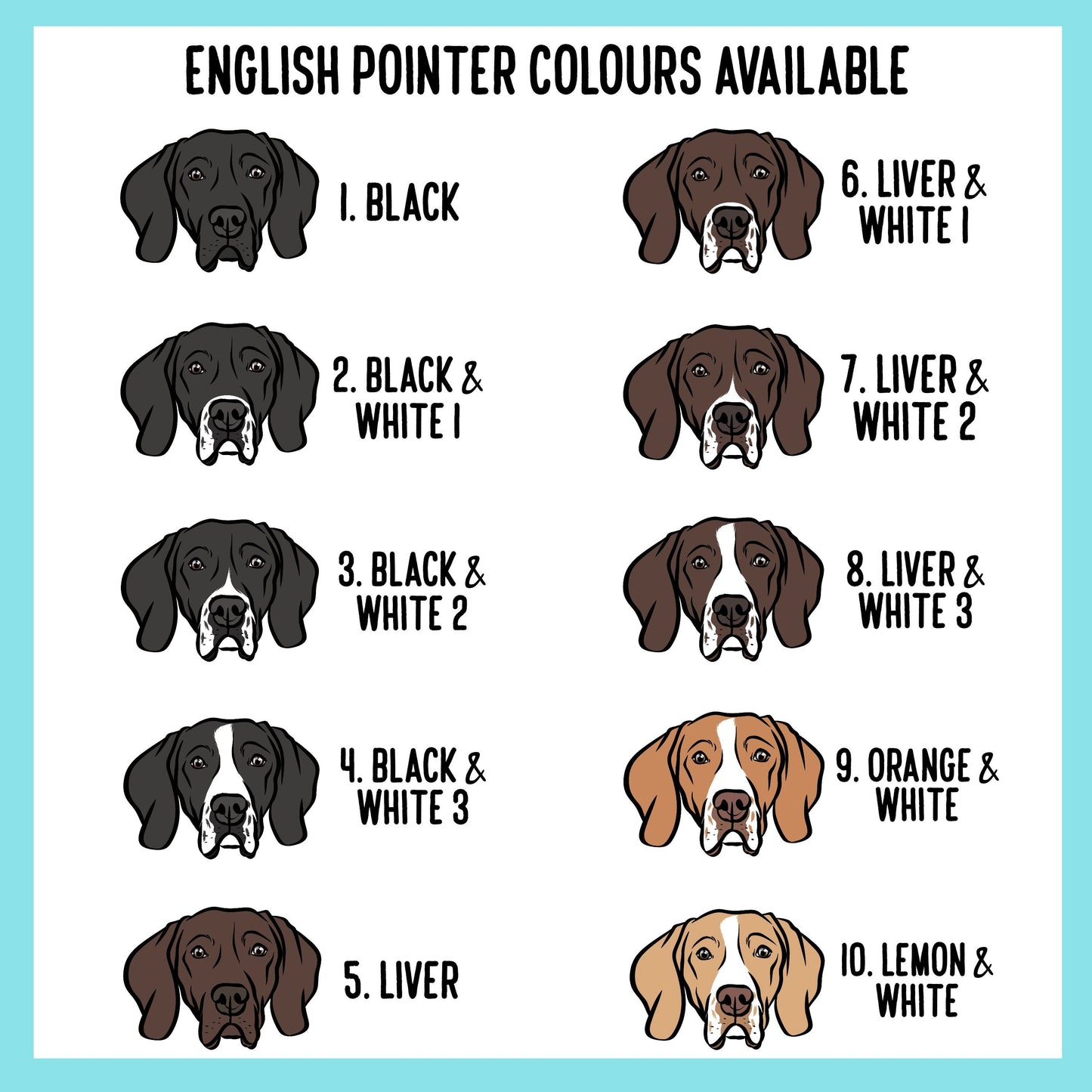 English Pointer Christmas Card