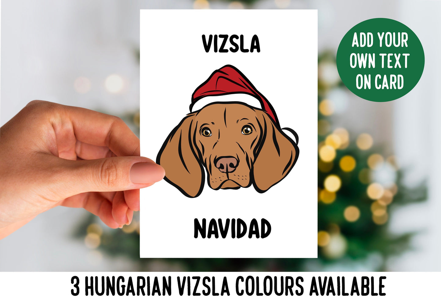 Hungarian Vizsla Greeting Card
