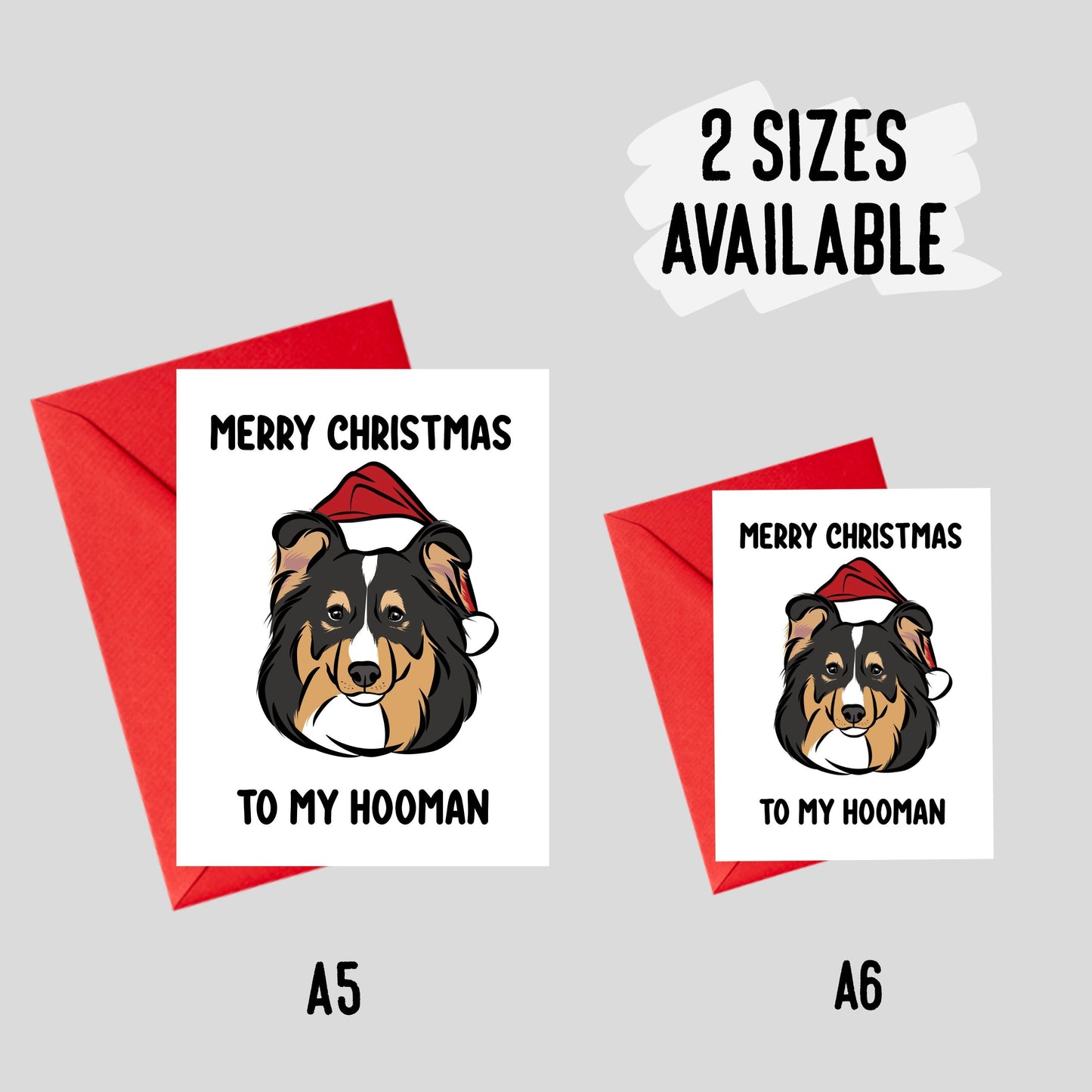Sheltie Dog Christmas Card