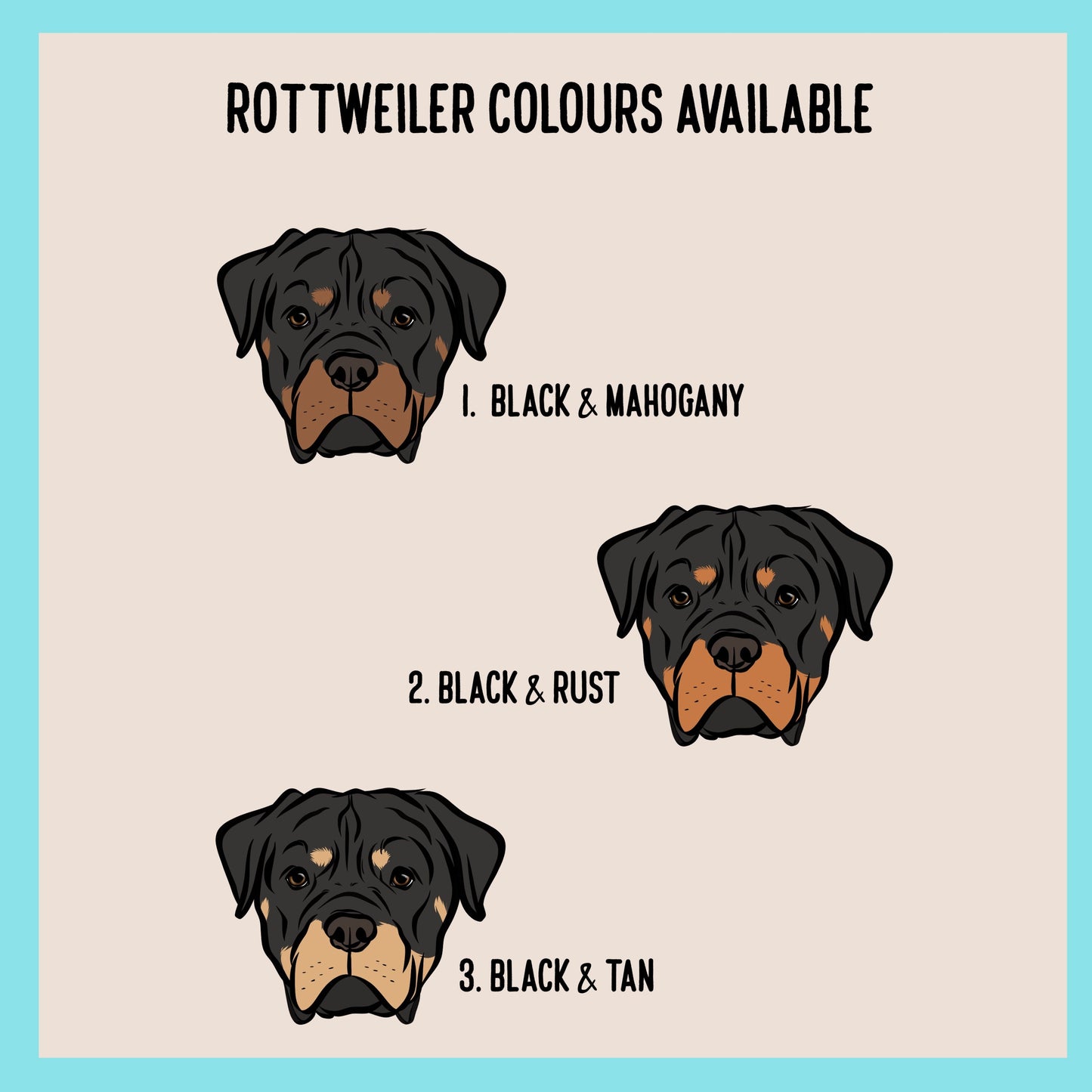 Rottweiler Christmas Card