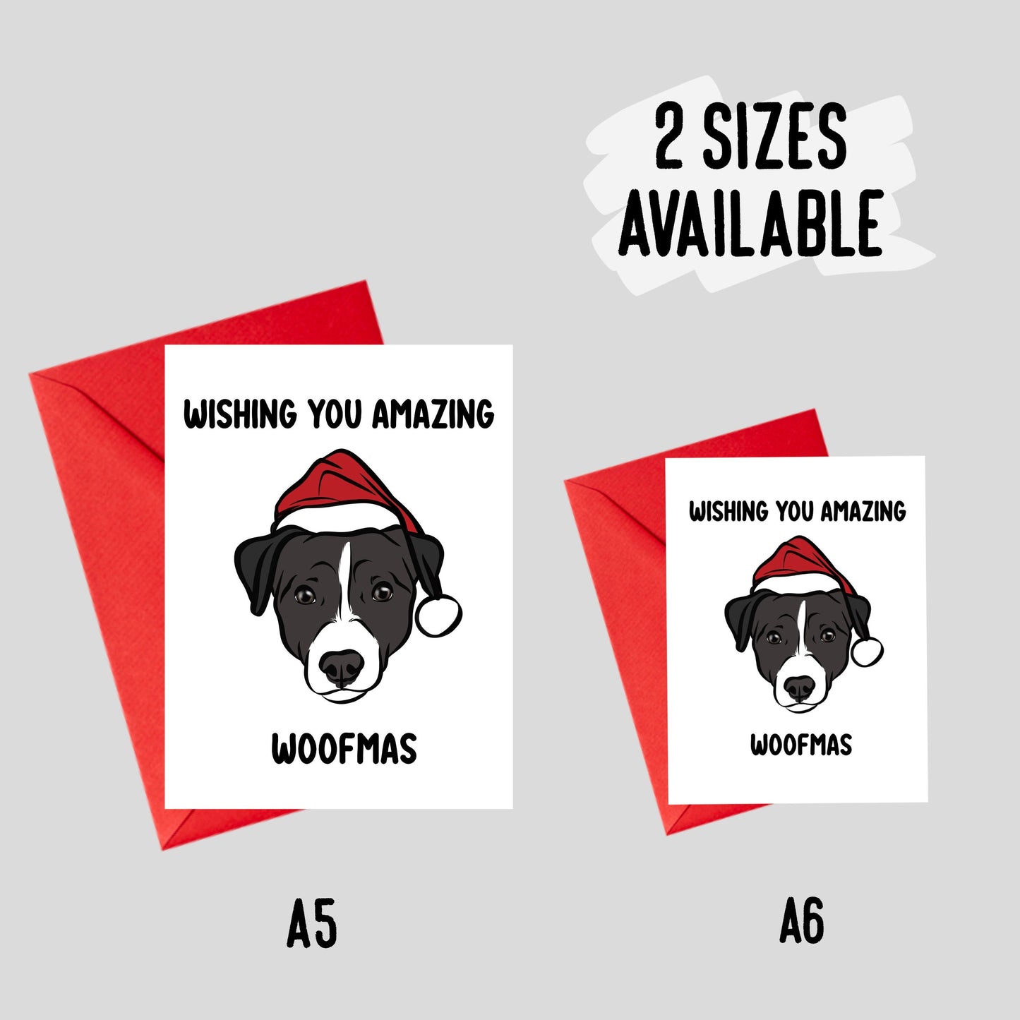 Jack Russell Terrier Christmas Card
