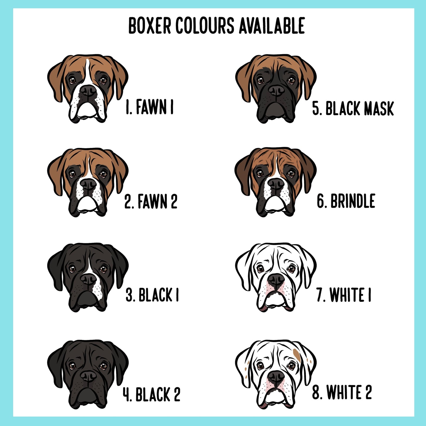 Boxer Dog Christmas Card