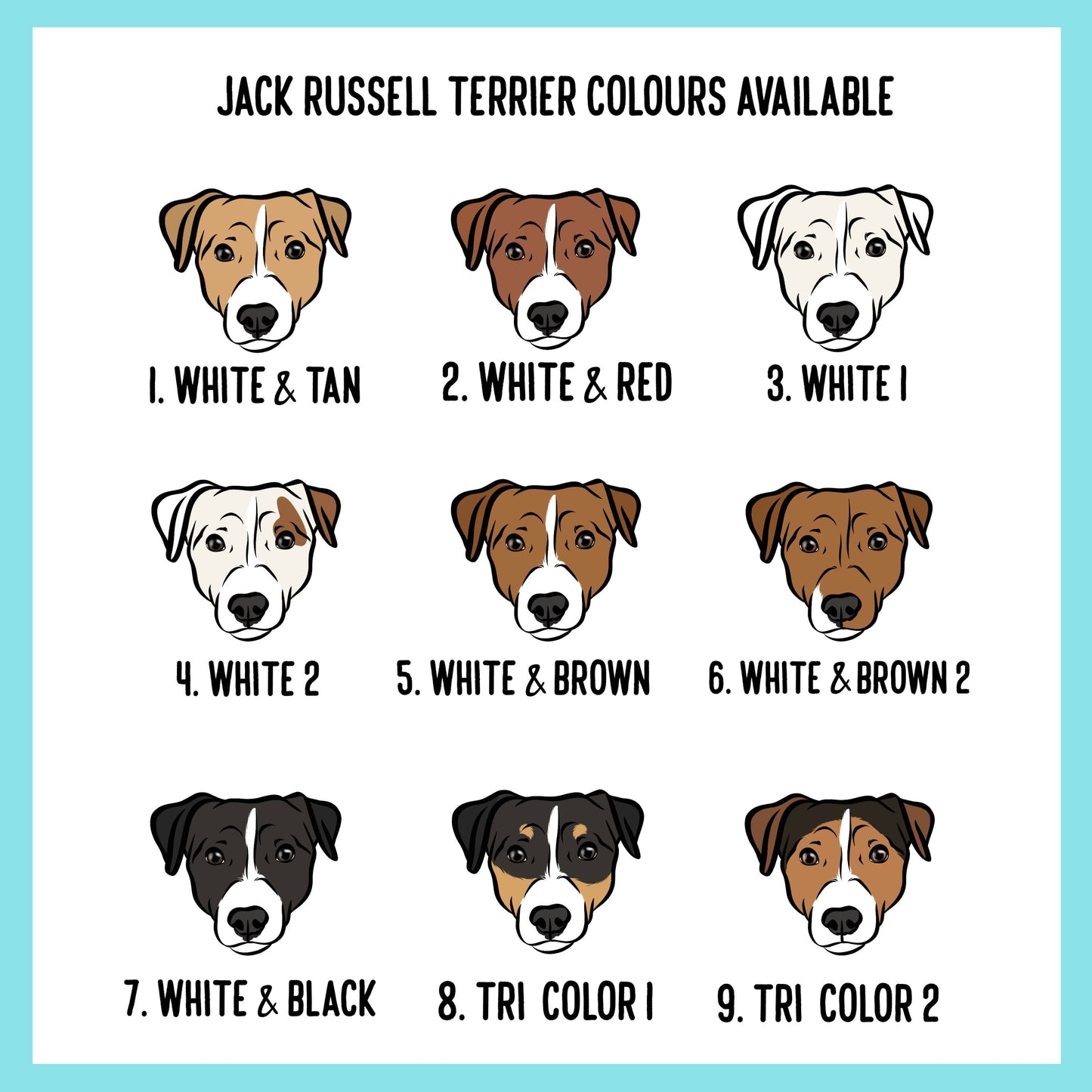 Jack Russell Terrier Christmas Card