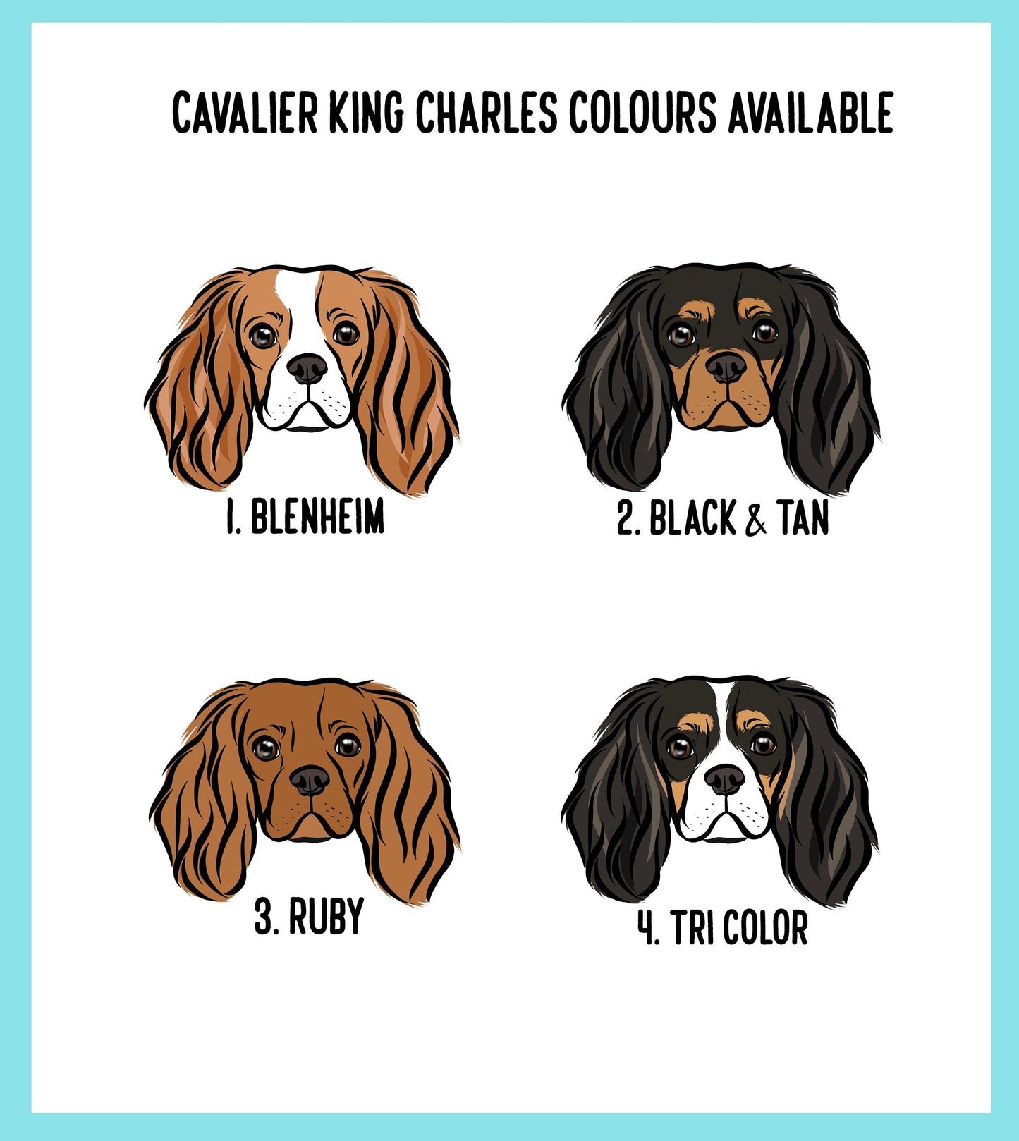 Cavalier King Charles Spaniel Christmas Card