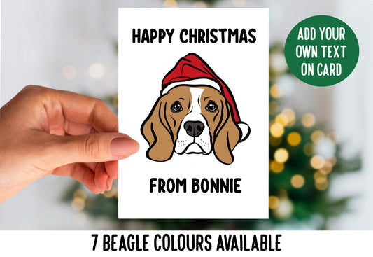 Beagle Christmas Card