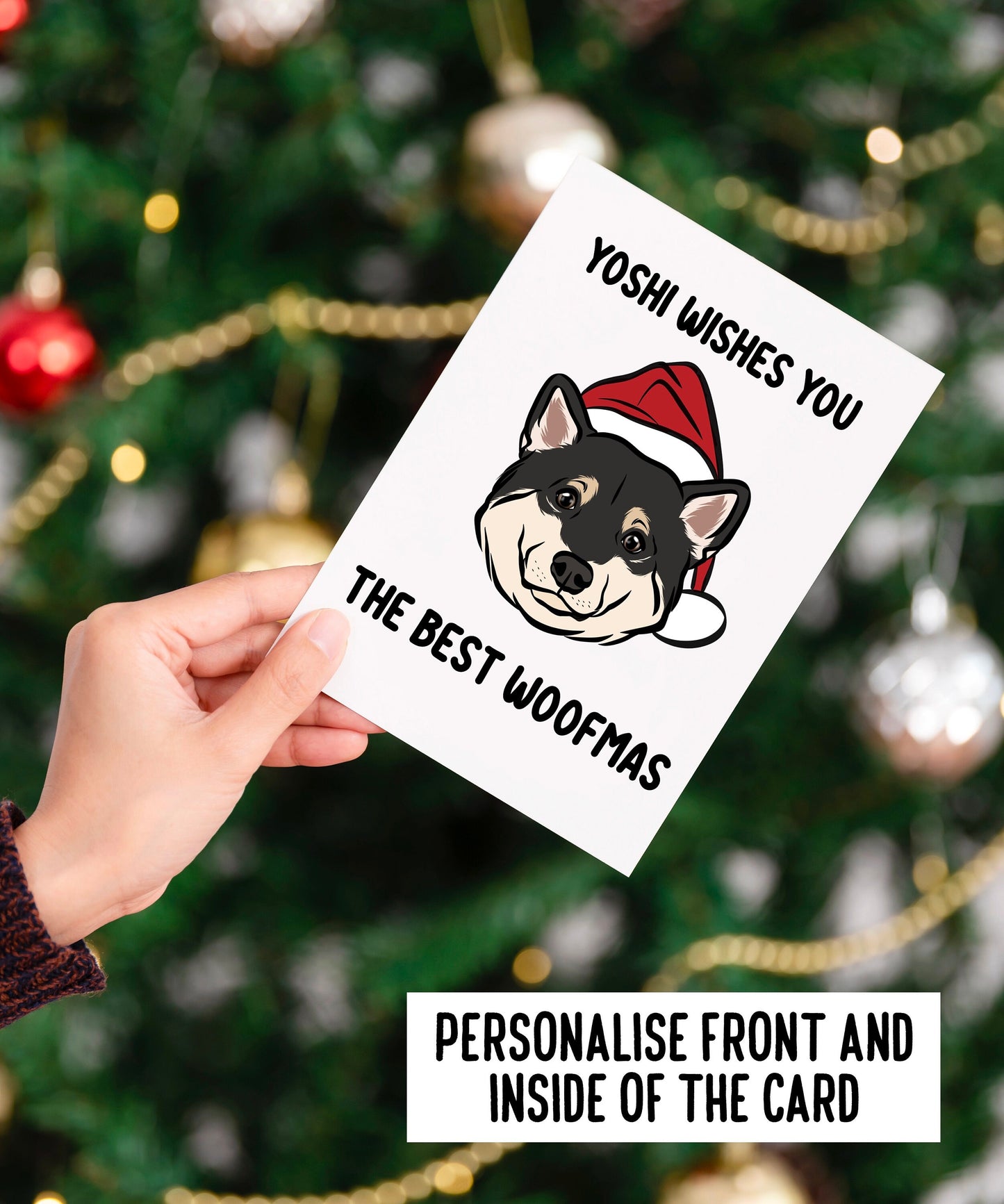 Shiba Inu Christmas Card