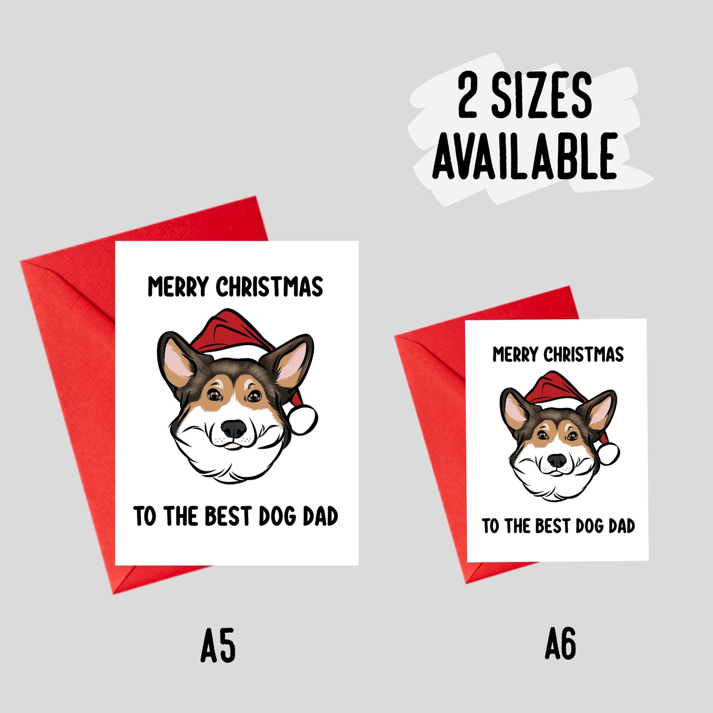Corgi Christmas Card