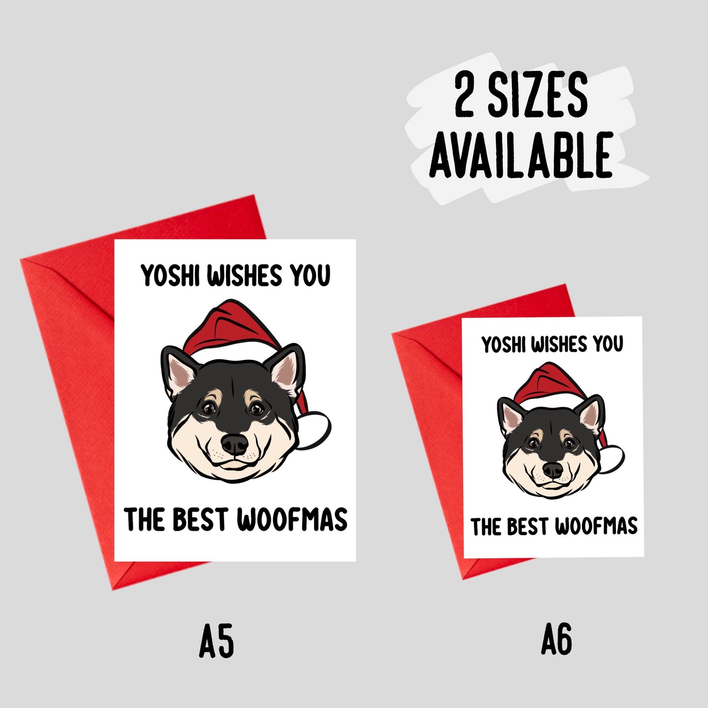 Shiba Inu Christmas Card