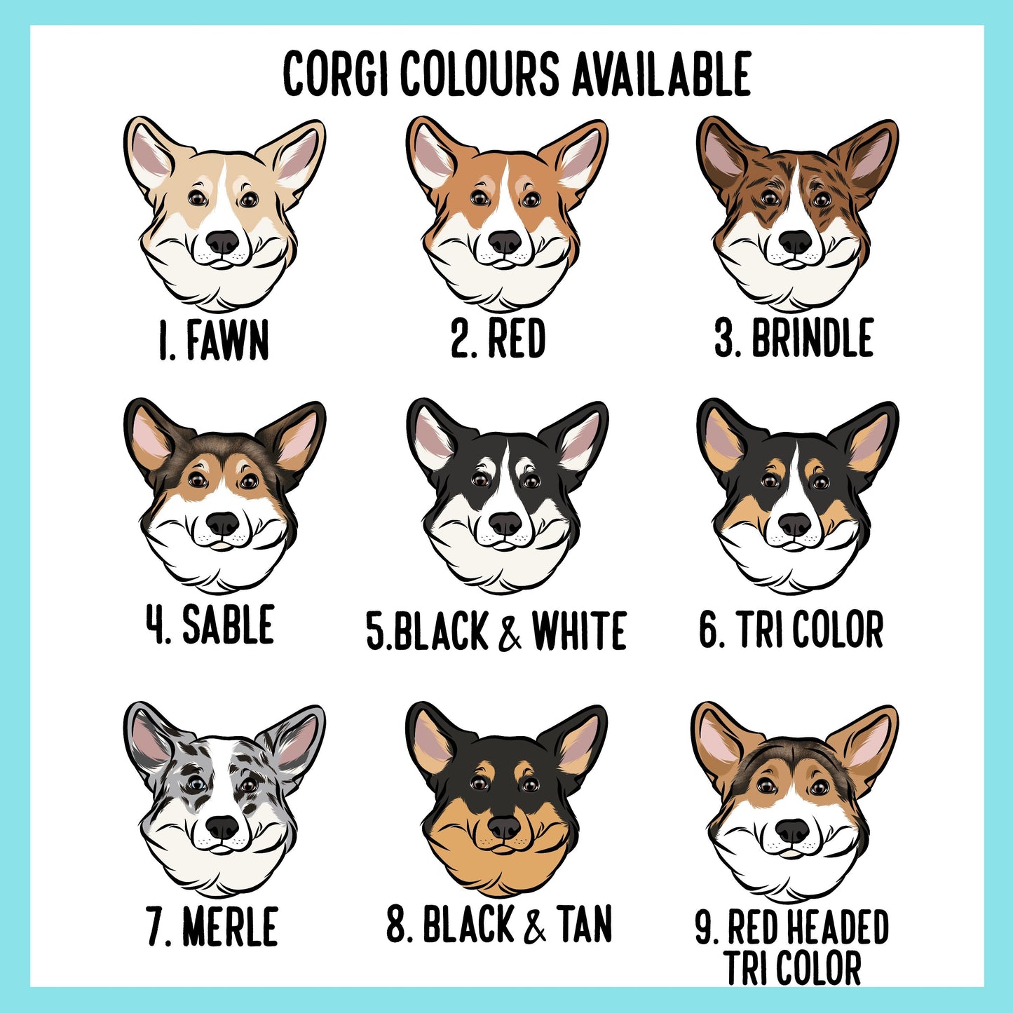 Corgi Christmas Card