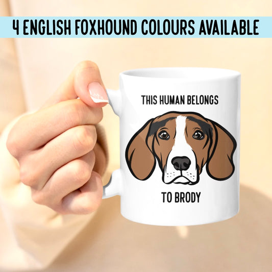 English Foxhound Lover Dog Mug