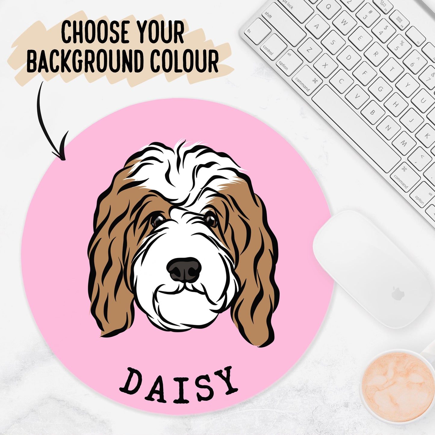 Bernedoodle Mouse Mat