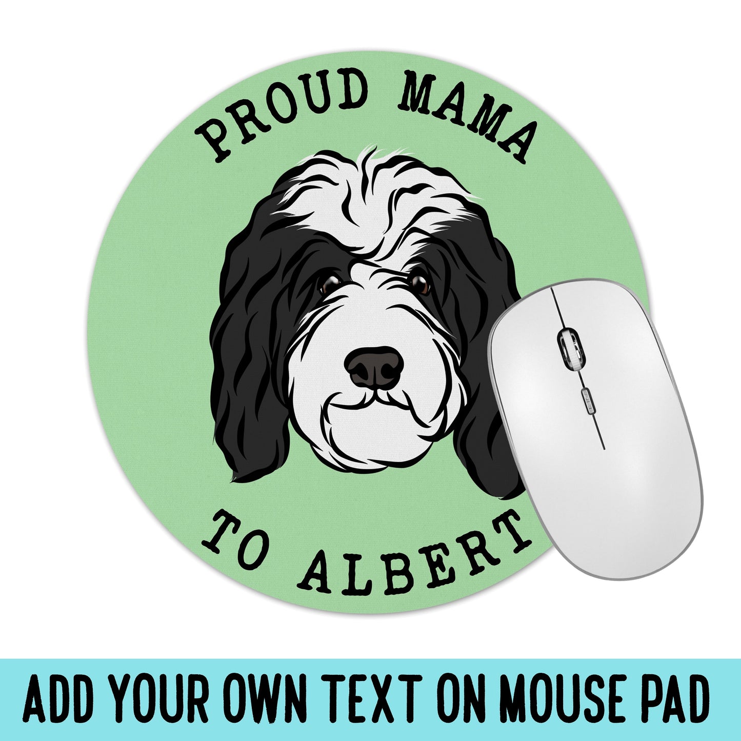 Bernedoodle Mouse Mat