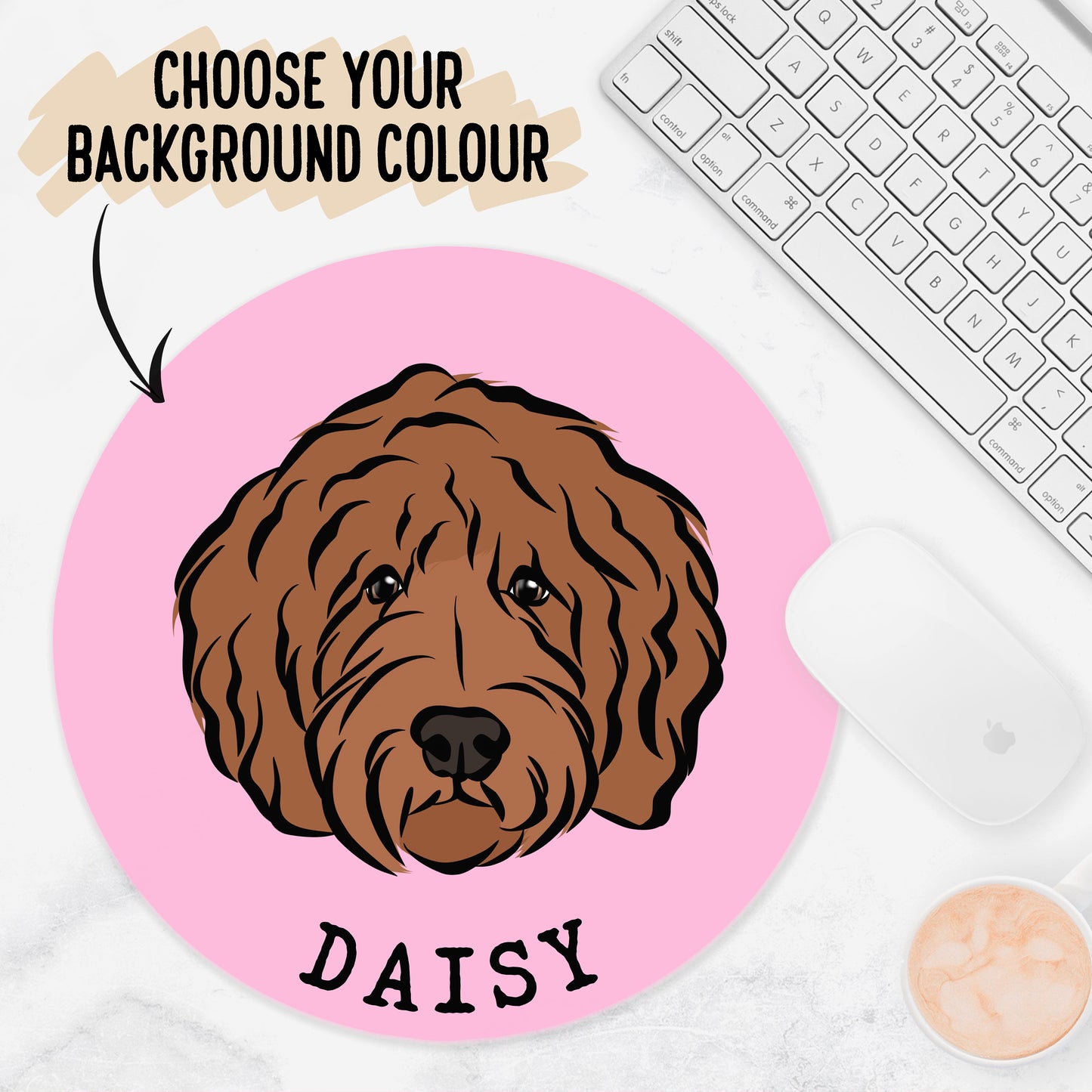 Goldendoodle Mouse Mat
