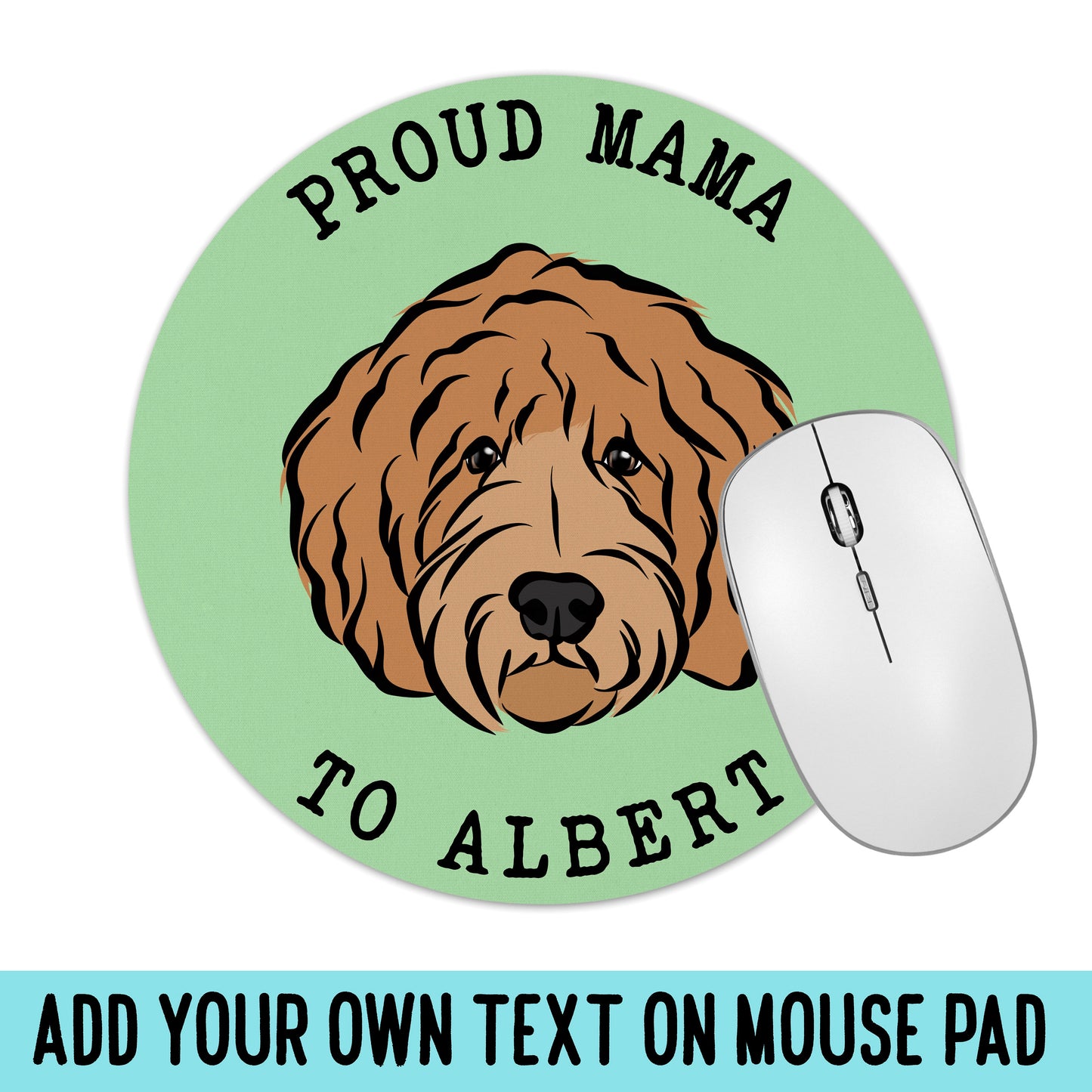 Goldendoodle Mouse Mat