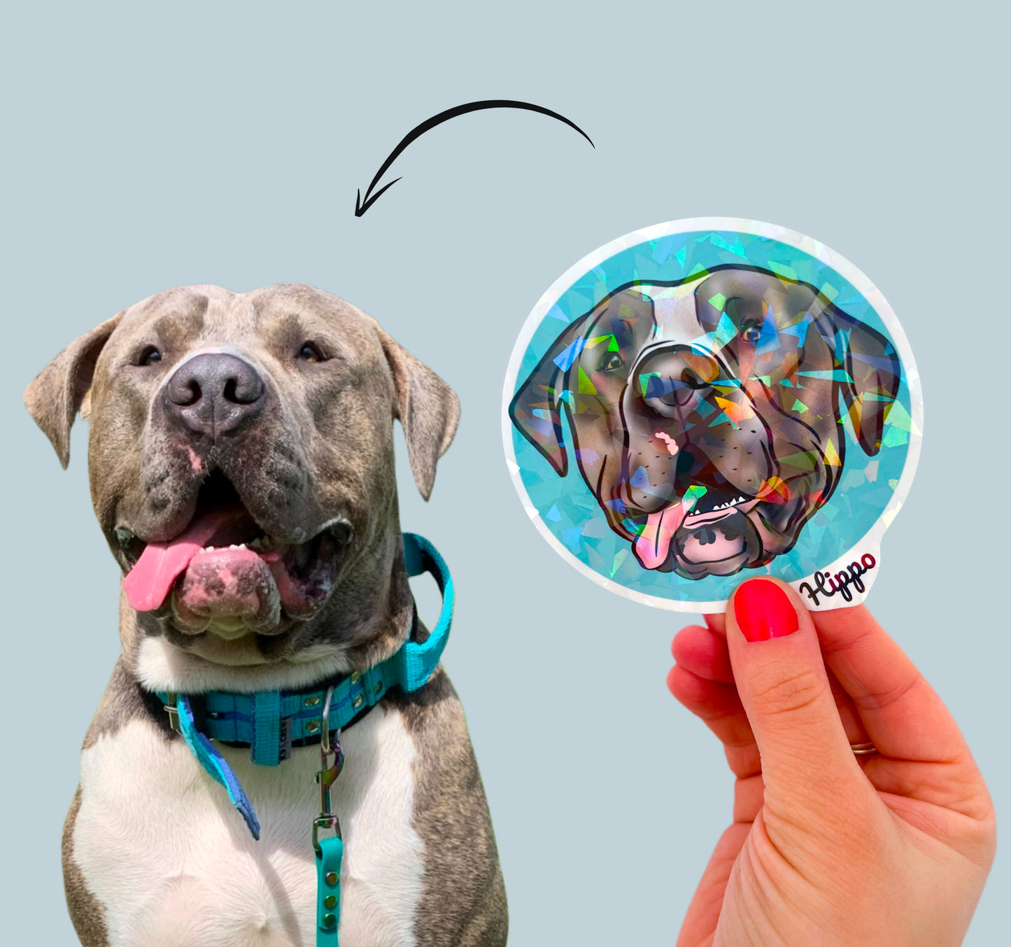 Holographic Stickers (4 x Medium)