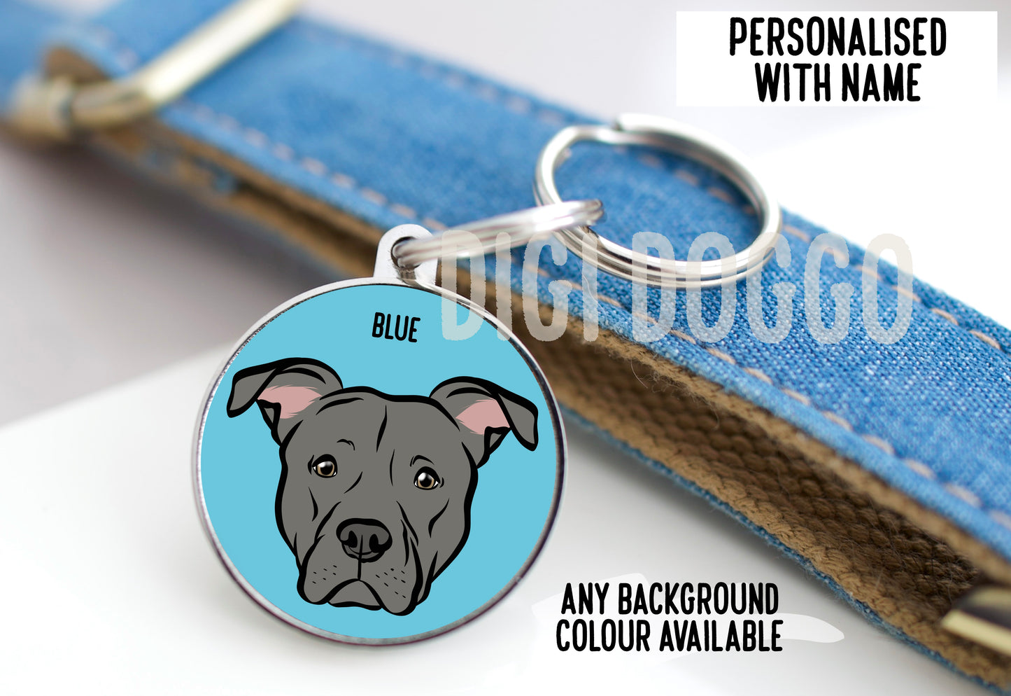 Staffordshire Bull Terrier ID Tag