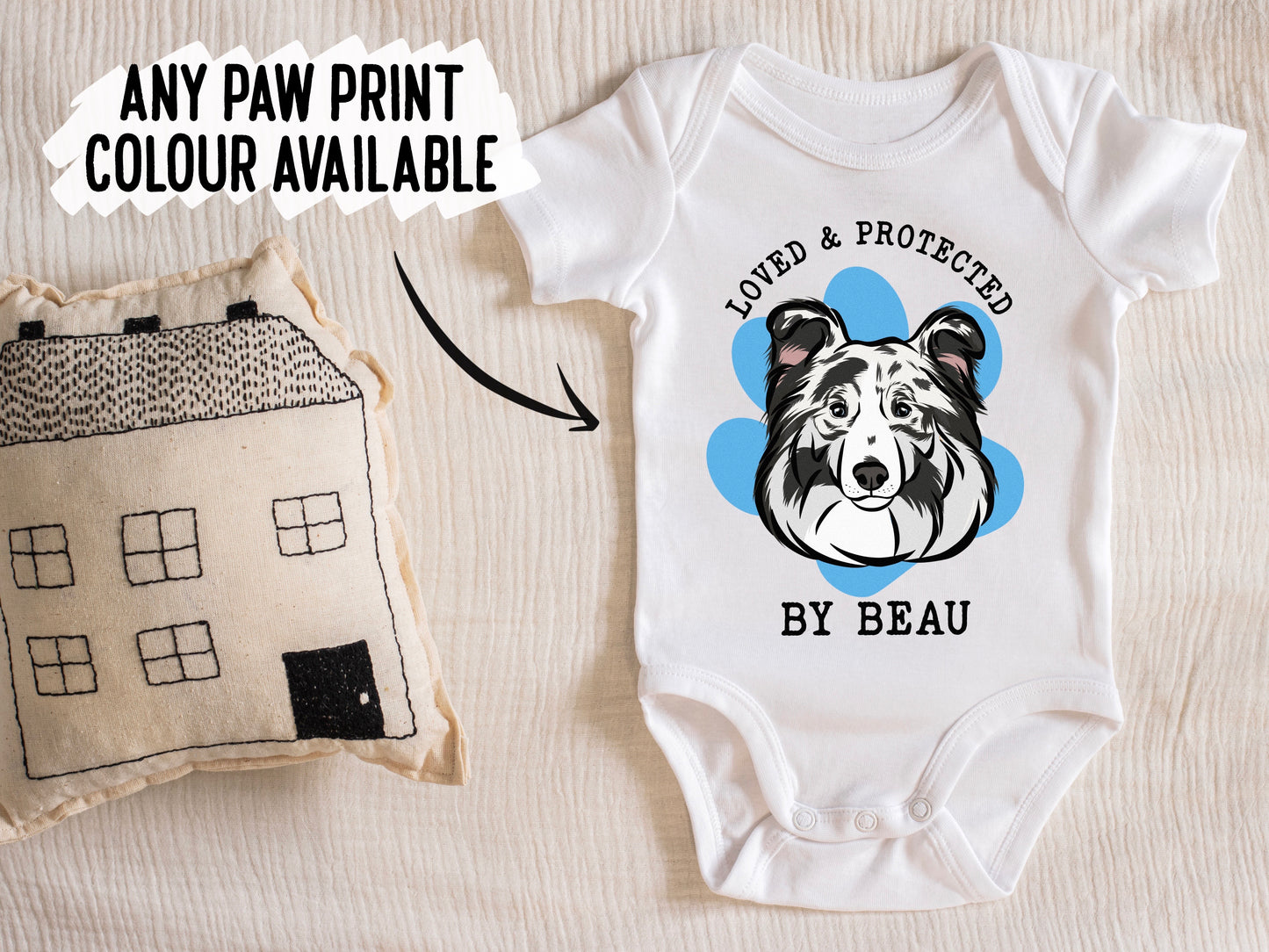 Sheltie Baby Onesie