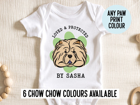 Chow Chow Baby Onesie