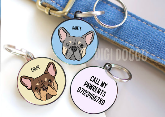 French Bulldog ID Tag