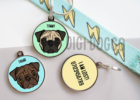 Pug ID Tag