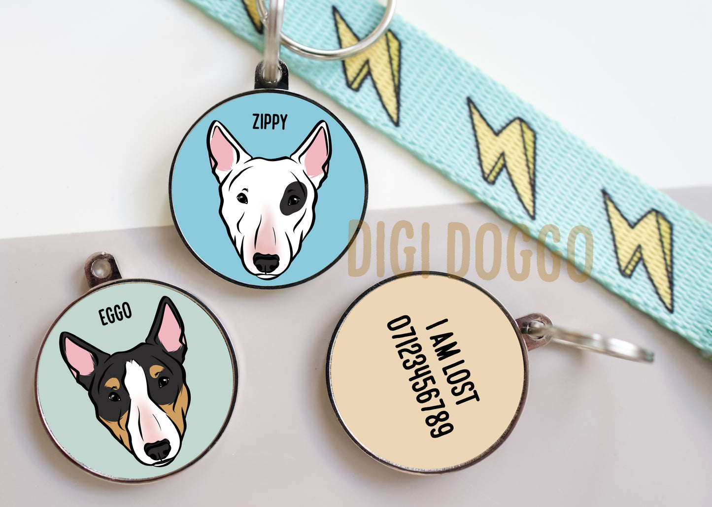 Bull Terrier ID Tag