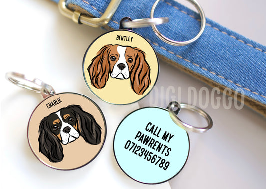 Cavalier King Charles Spaniel ID Tag