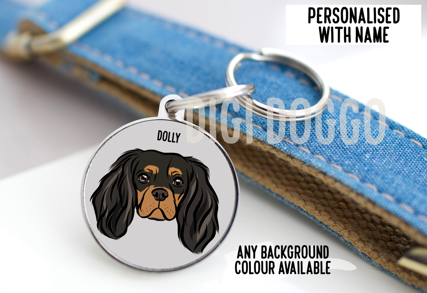 Cavalier King Charles Spaniel ID Tag
