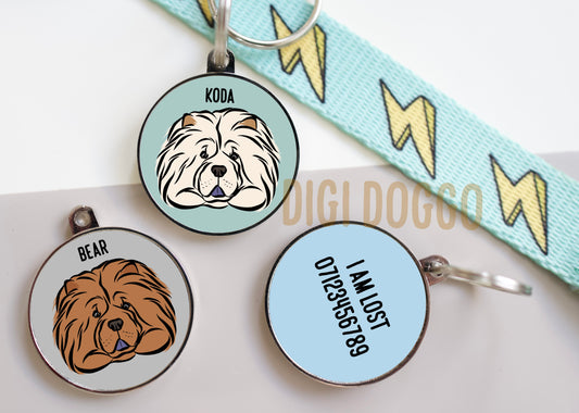 Chow Chow ID Tag