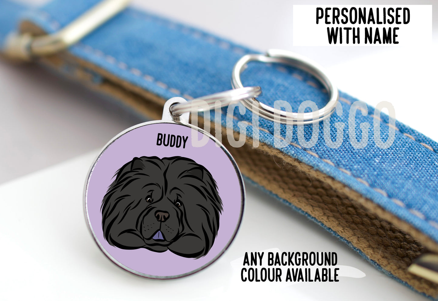 Chow Chow ID Tag