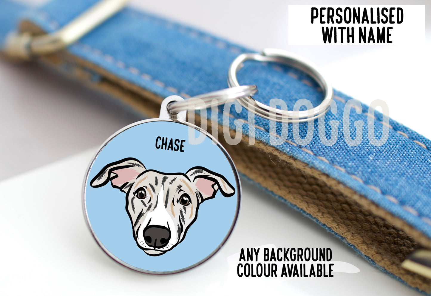 Whippet/Greyhound ID Tag