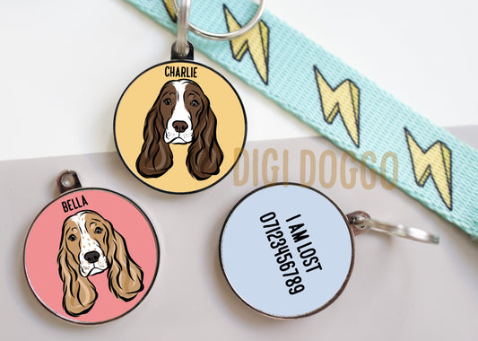 English Cocker Spaniel ID Tag