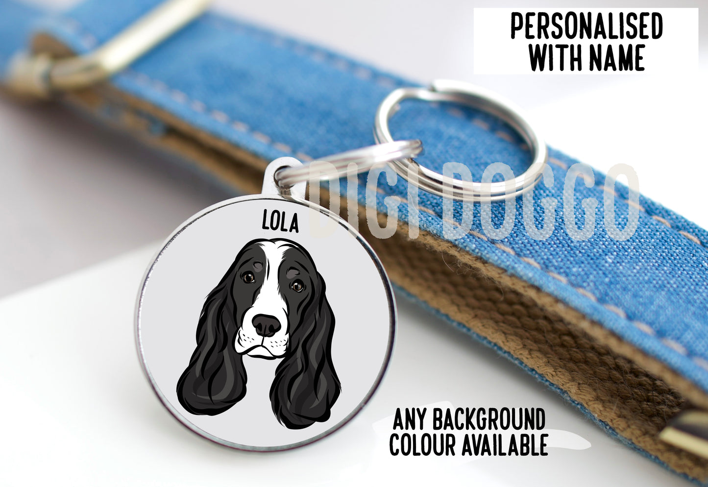 English Cocker Spaniel ID Tag