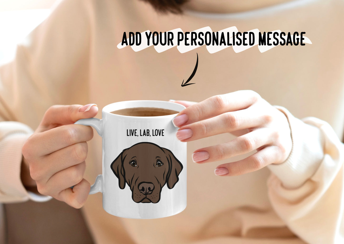 Personalised Labrador Mug