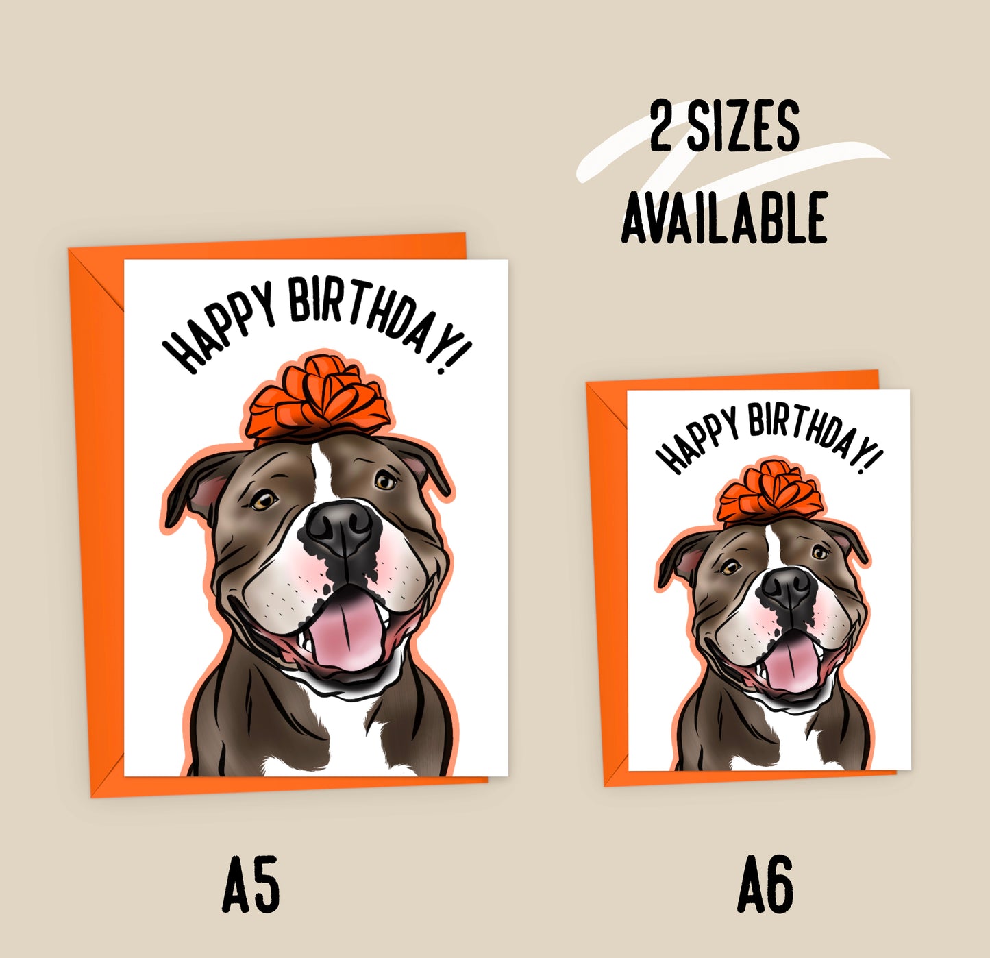 American Bully Birthday Card