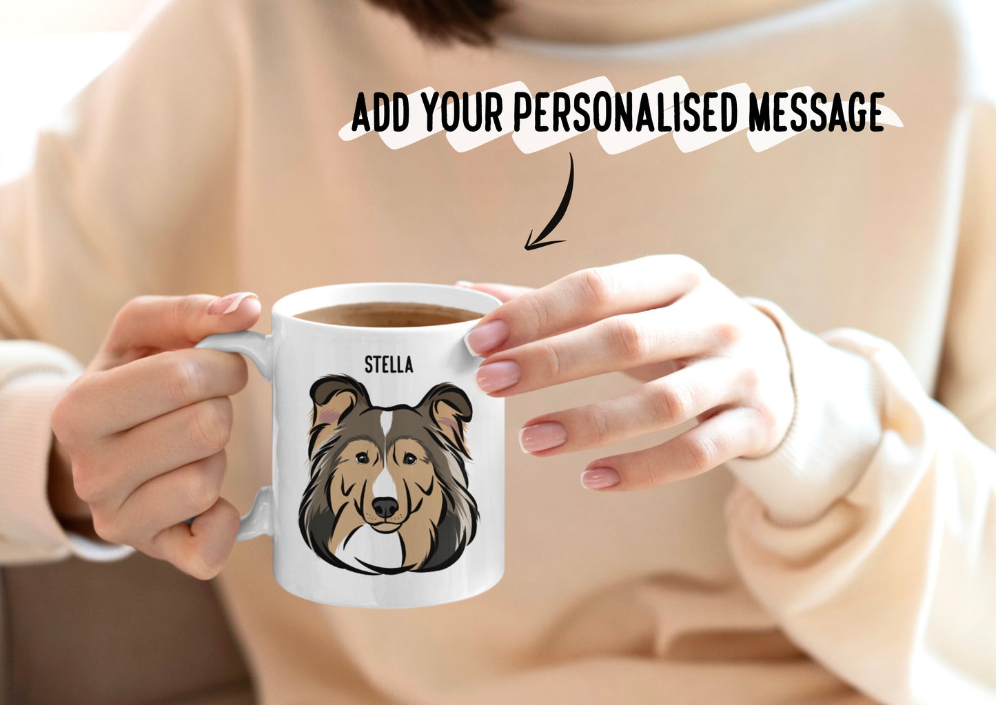 Personalised Sheltie Mug