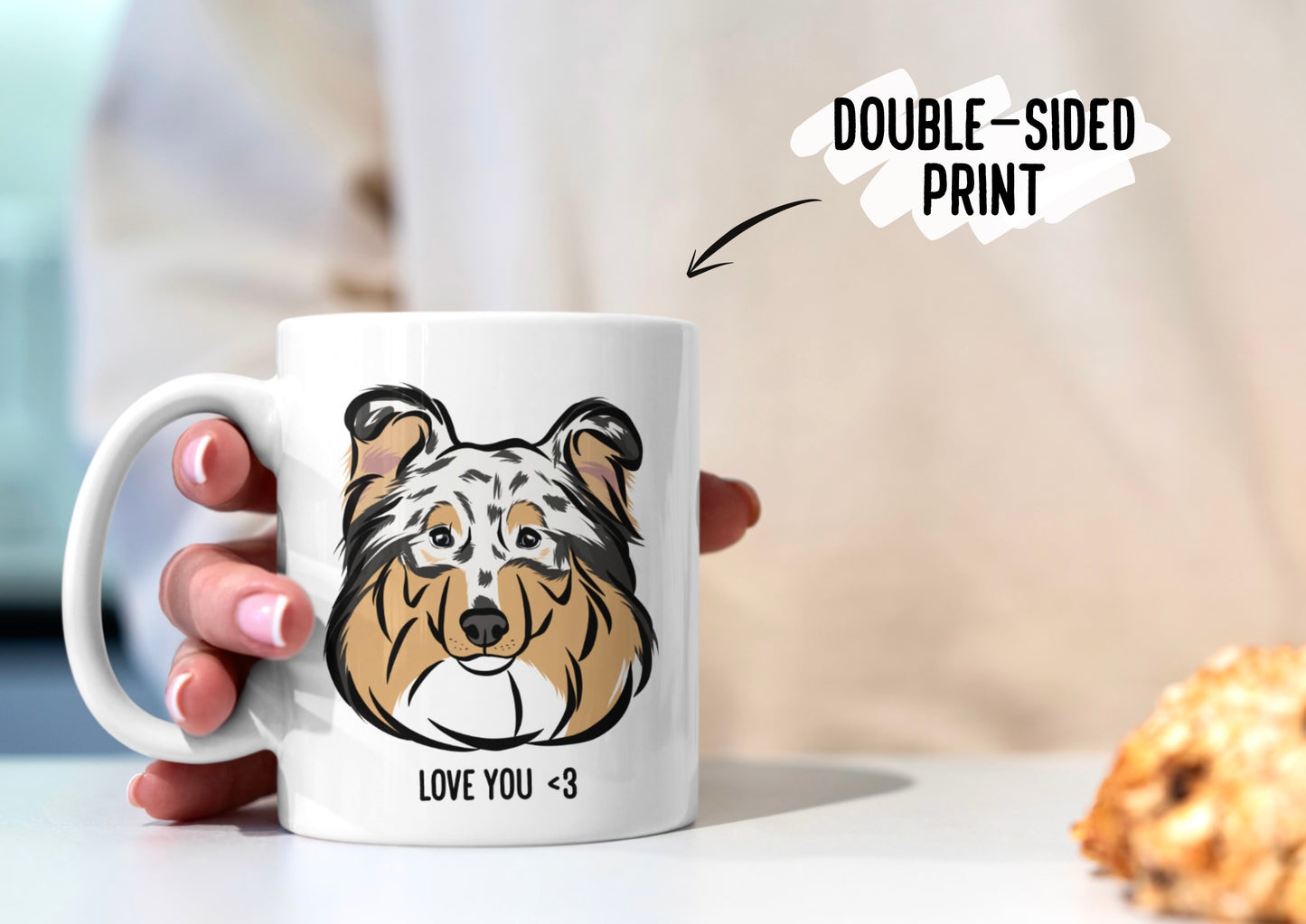 Personalised Sheltie Mug